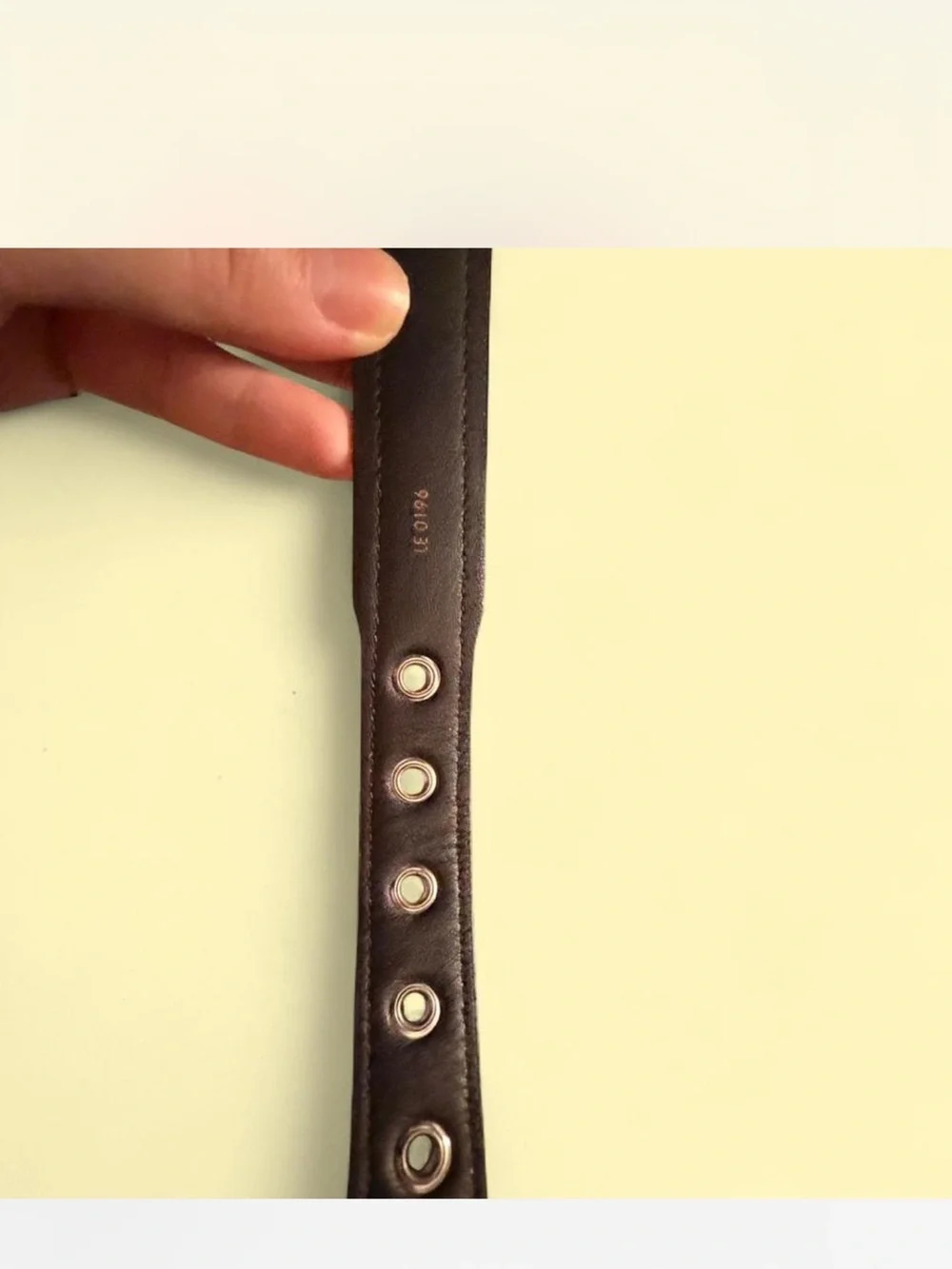 Louis Vuitton Brown Monogram Leather Belt with Silver Hardware